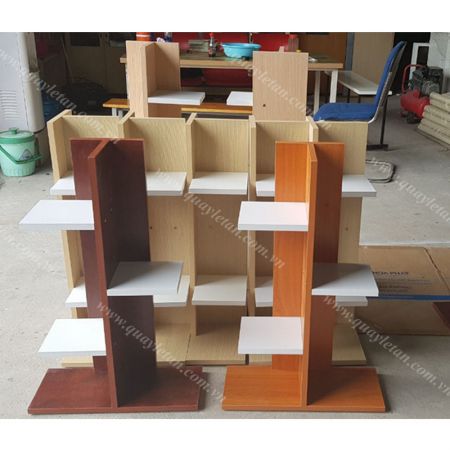 KỆ TRANG TRÍ GỖ ĐỨNG KTTG 02